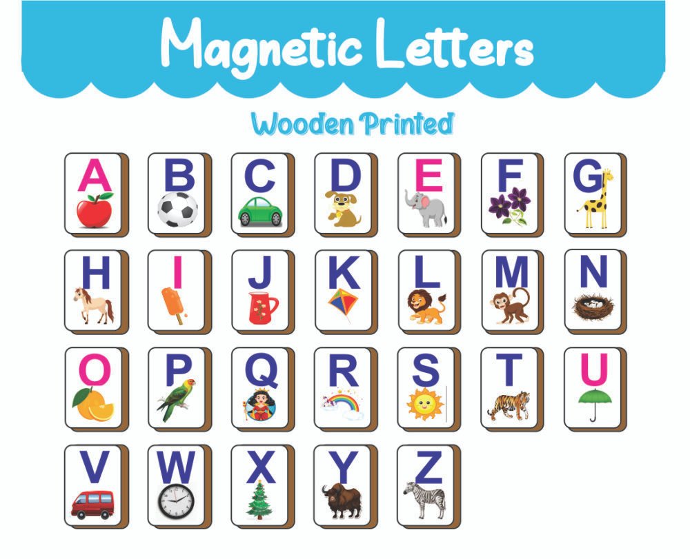 Shiksha Magnetti Capital alphabet with Pictures - Image 2